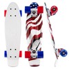 KMX 27" Mini Cruiser Plastic Skateboard, Complete Nickel Board for