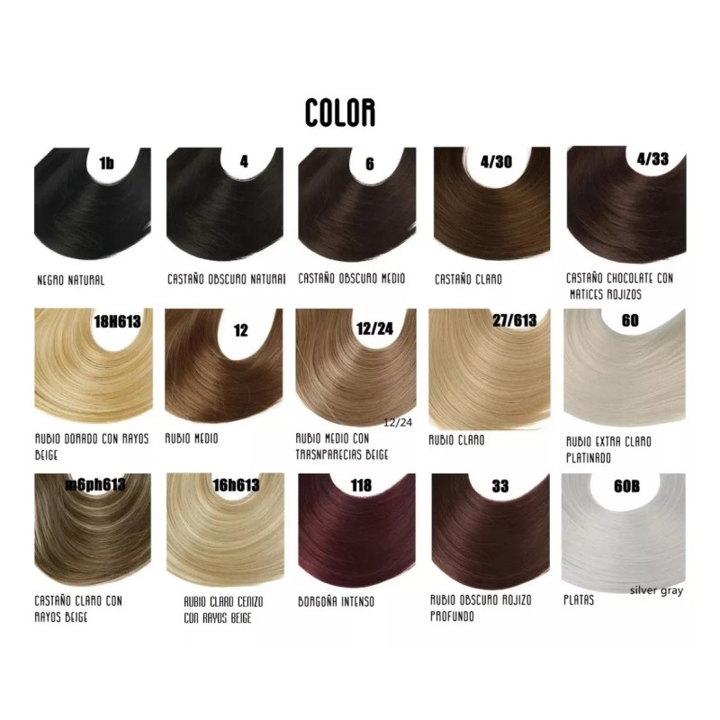 Sarla Kit Set Extensiones De Cabello Clips + Cepillo +desenredante