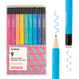 Grabie Erasable Gel Pen Set Medium Point Pens with Eraser for Everyday Use & Educational Purposes, for planner, students, teachers, nurses and artists, magical pen, TikTokShopRestock, FallFreshness:_Classic Palette