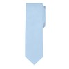 Jacob Alexander Solid Color Men's Regular Tie - Baby Blue