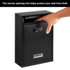 KYODOLED Locking Wall Mount Mailbox, Mail Boxes with Combination Lock