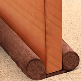 GDHOMM Under Door Draft Stopper Weather Stripping Gap Filler & Seal Adjustable 30"-36", Blocks Noise, Cold Air & Light, Coffee