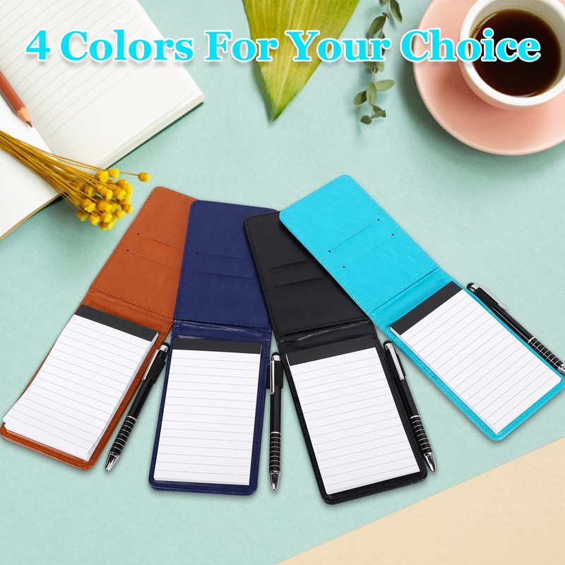 Cyiecw A7 Notebook Leather Mini Pocket Notebook With Pen A7