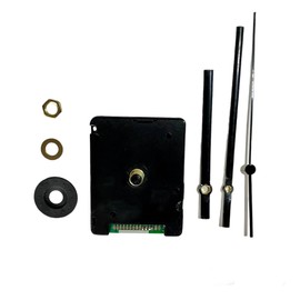 Roost Radio Clock Movement with Hand, DIY Wall Hanging, Mounting Hardware Included, Automatic Clock Alignment, Radio Wave (Sweep Second Hand)