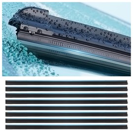 8PCS 32" Car Windshield Wiper Blades Strips,Rubber Wiper Blade Inserts,Universal Car Accessories Replacement Wiper Blade Refill for Most Cars Trucks SUVs