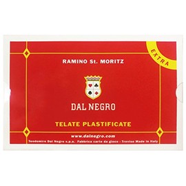 Dal Negro Ramino St. Moritz Extra (1 Accessorie) - Poker Cards - Classic - Unisex - 3.5cm x 5.7cm x 1.8mm - Age 36+
