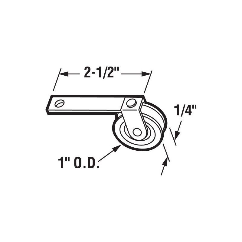 Prime-Line B 522 1 In. Steel Roller Screen Door Tension