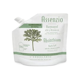 L'Erbolario Richpap Bagnogel Absinthe 500 ml Refill 73% of Plastic in Less