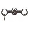 Ebros Gift Rustic Western Horse Head With 3 Horseshoes Lucky
