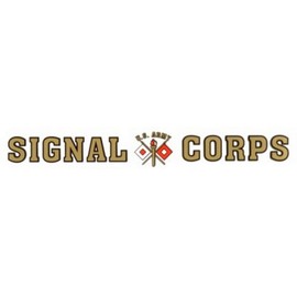 Army Signal Corps Window Strip Decal Sticker