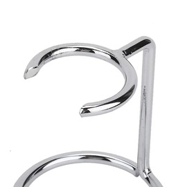 Shaving Brush Stand Holder,Portable Brush Stand,Stainless Steel Silver,for Men Salon Home Travel Use