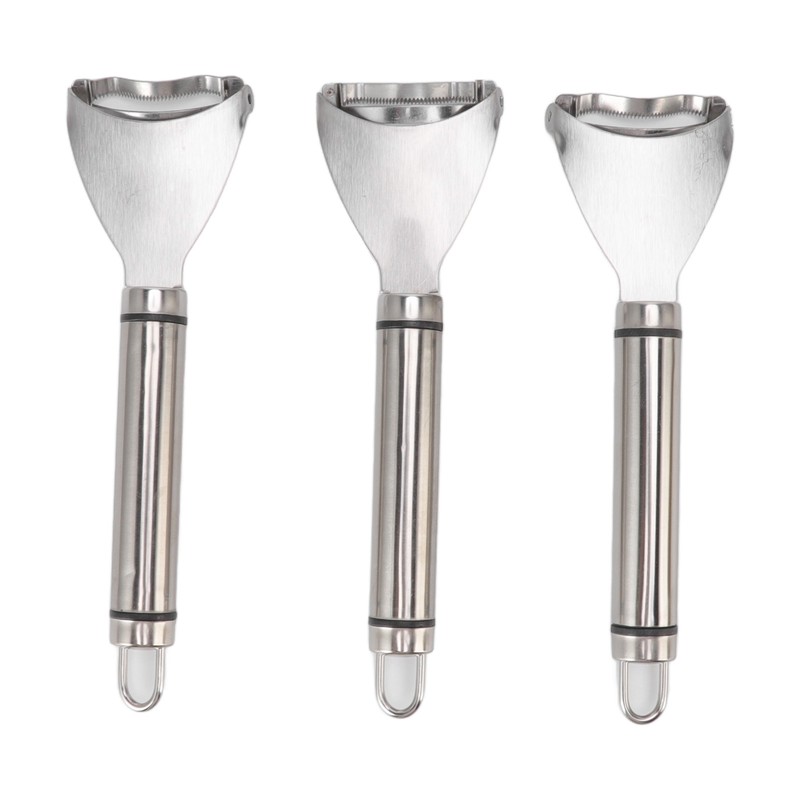 3pcs Stainless Steel Corn Cutter Peeler Safe Quick Clean Comfortable
