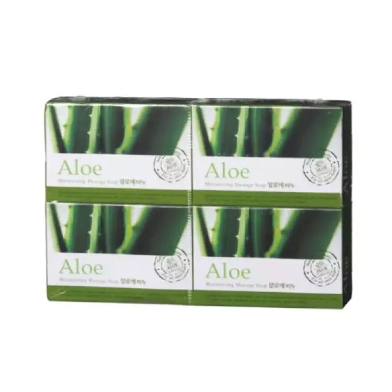 Q 무궁화 알로에비누 100gx3plus1 Q Mugunghwa Aloe Vera Soap 100gx3+1
