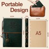 Joy & Inspiration PU Leather Notebook A5 Green Diary Refillable