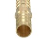 sourcing map 12mm Brass Barb Hose Fitting Straight Connector Coupler