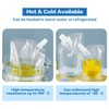 Frunsse Plastic Flasks - Reusable Drink Pouches for Adults Alcohol