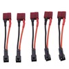 Blomiky 5 Pack Female T Plug to Male SM-2P Plug