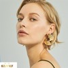 SZJYKF Gold Earrings for Women Exaggerated Statement Geometric Earrings Punk