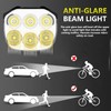 Bike Light, 2000 Lumen Bike for Night Cycling, Type-c Fast
