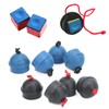 4Pcs Pool Chalk Holder, Cue Chalk Holder Pocket Rubber Billiard
