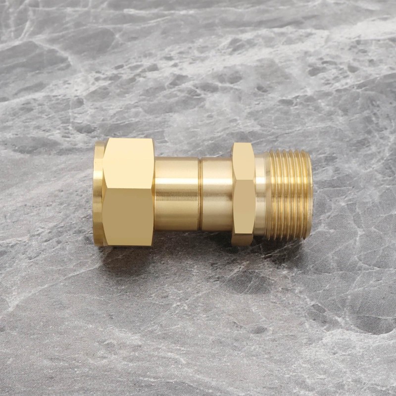 OTOTEC M22 X 14mm Brass Pressure Washer Swivel Twist Proof