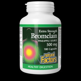 NATURAL FACTORS BROMELAIN 500mg 180caps