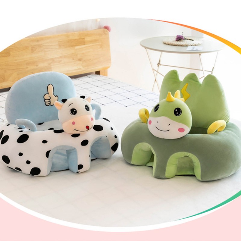 Baby Sitting Chair Sofa Cartoon Shape Early Educational 2 Front