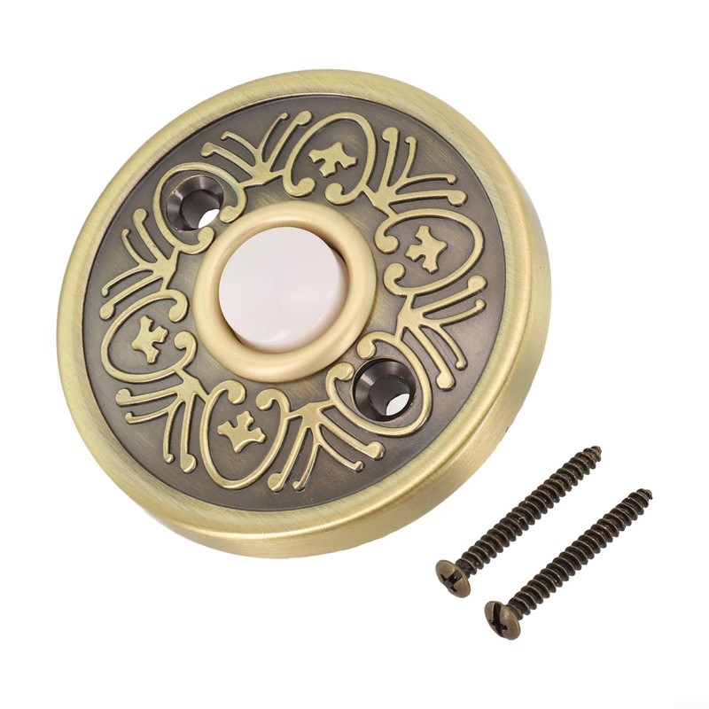 Bronze Doorbell Push Button for Wired Systems with Illuminated Function,