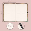 NOTIQUE Lined Notebook with Elastic Band, 13 x 21 cm,