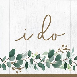 Eucalyptus I Do Napkins, 16 ct, Multicolor