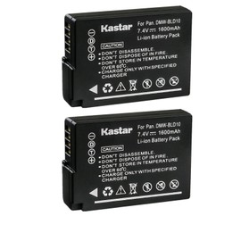 [Fully Decoded] Kastar DMW-BLD10 Battery (2-Pack) for Panasonic DMW-BLD10, DMW-BLD10E, DMW-BLD10PP, DE-A93B Work for Panasonic Lumix DMC-G3, Panasonic Lumix DMC-GF2, Panasonic Lumix DMC-GX1 Cameras