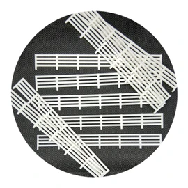 OO Gauge 1:76 Model Railway Line Side Fence Scenery Fencing Kit 10 Panels White