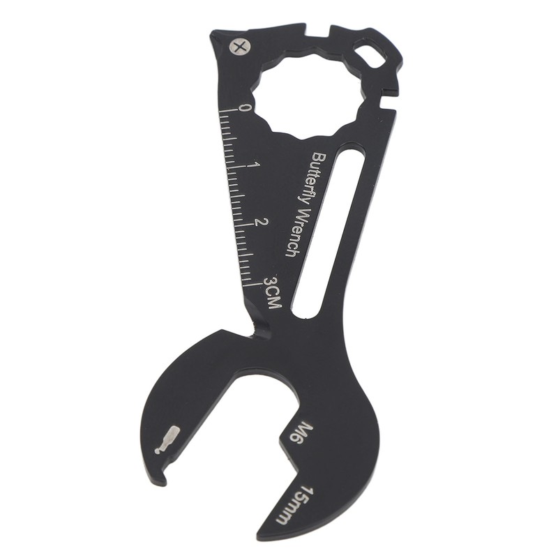 11 in 1 Outdoor Wrench Multifunctional Bottle Opener Keychain Screwdriver