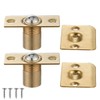 JQK Closet Ball Catch Door Hardware, Stainless Steel Catch Adjustable