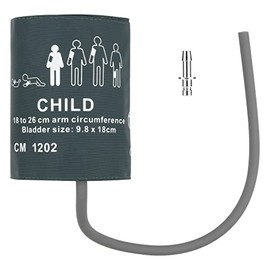 Cosmos Blood Pressure Monitor Replacement Cuff with Metal Air Hose Connector for Blood Pressure Monitor and Machine for 18-26 cm Upper Arm Circumference (Child Size)