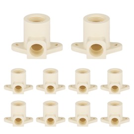 (Pack of 10) EFIELD 1/2"Slip x 1/2"Female Thread CPVC-CTS 90-Degree Wing Elbow (With Drop Ear)
