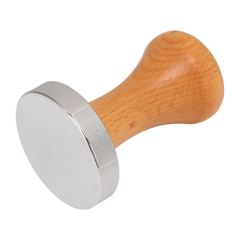 Coffee Tamper Stainless Steel Flat Bottom Tamping Tool Coffee Hand