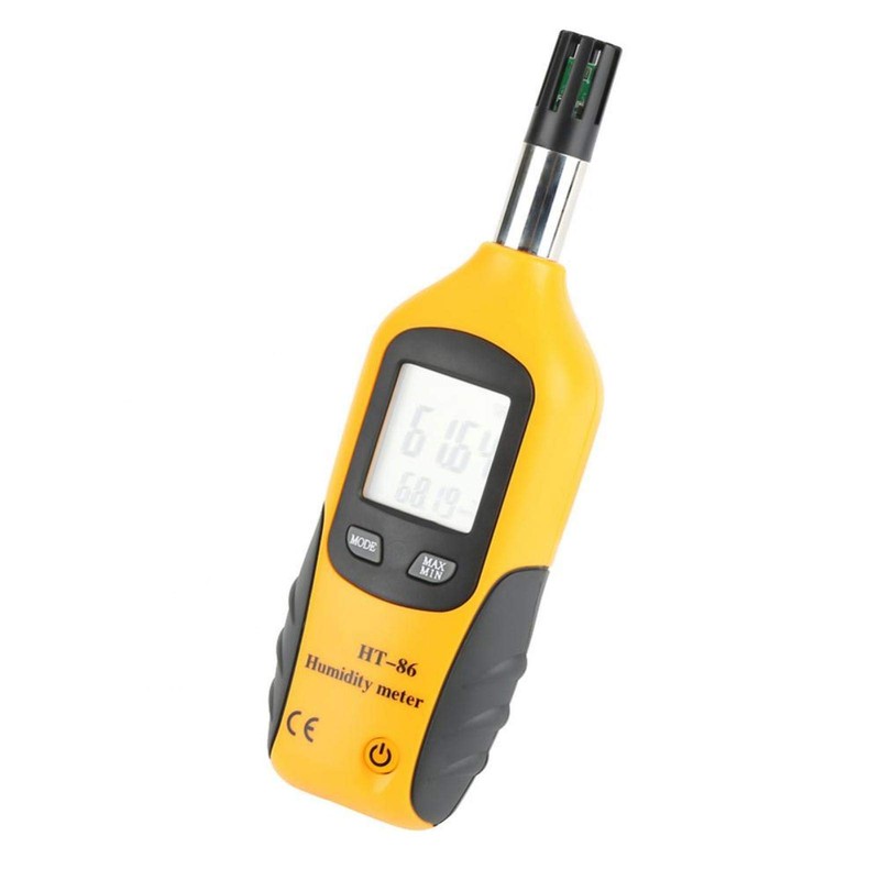 Restokki Digital Thermometer, Hygrometer, Psychrometer, Dew Point & Wet Bulb