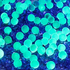 Hicarer 10000 Pieces Vase Filler Beads Gems Growing Crystal Pearls Wedding Centerpiece Decoration (Fluorescent Green)