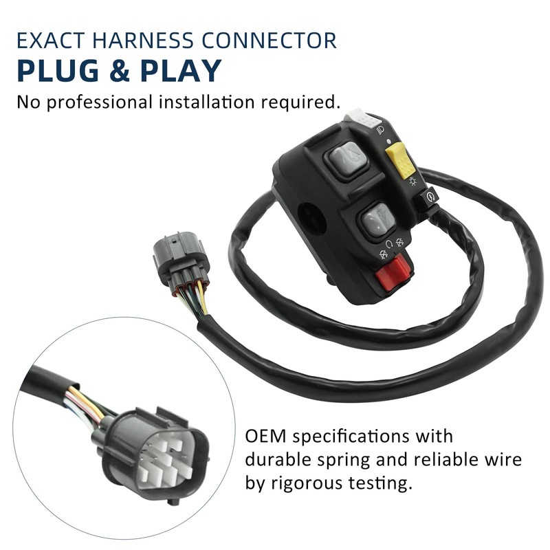 M MATI Handlebar Control Electric Shift Start Stop Headlight Switch