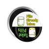 Green and Yellow Kawaii Pill Bottles Medication Reminder To Take