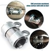 ALI2 125mm x 55mm Exhaust Pipe Hose Clamps Stainless Steel