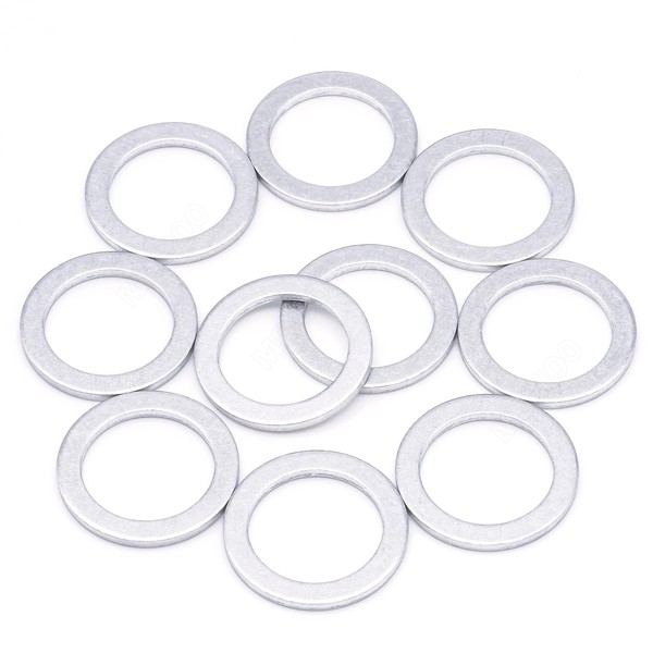 MEAJOO 10 PCS Oil Rear Differential Drain Fill Plug Washer