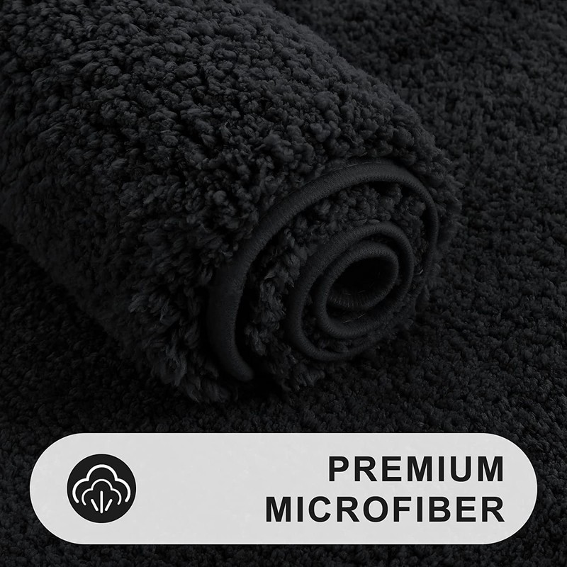 smiry Microfiber Bath Mat 40 x 60 cm, Non-Slip Super