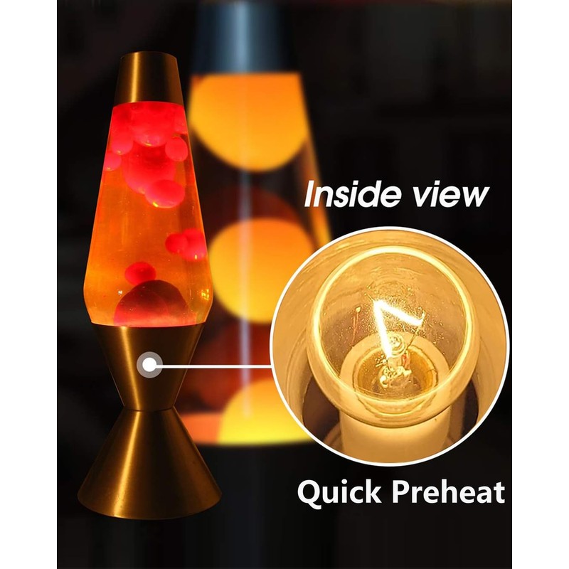Lava Lamp Bulbs,25 Watt Original Replacement Bulbs for 14.5-Inch/20-Ounce Lava