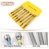 PHITUODA 8 pieces 0.6-2.0mm Professional Precision Micro Flat Head Screwdriver