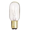 Satco S4719 130V DC Bayonet Base 15-Watt T7 Light Bulb,
