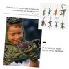 KOMBIUDA 8pcs Fake Lizard Toy Boys and Girls Lizard Model