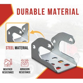 Mytee Products 4 Pack Easy Off Tarp Stop Body Bracket for Roll Tarp System - 11/16" x 2-1/4" x 3-3/4" Secure Roll Tarp System with Bolt-On for Front & Rear Mounting