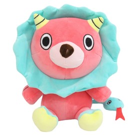 Plush Toy PP Cotton Adorable Cartoon Cute Stuffed Doll Toys Home Decoration for Birthday Gifts Pink Lion 24x19x15cm/9.45x7.48x5.91in